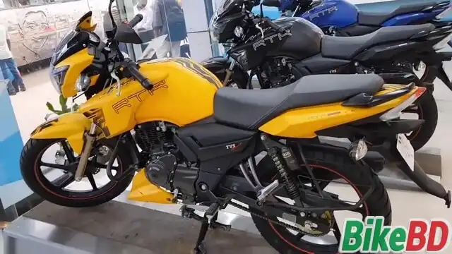 tvs apache rtr 160 yellow